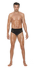 Men's Black Mesh and Lycra Jock Strap