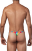 Men's Rainbow Fish Microfiber Thong