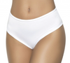 White High Waist Ruched Back Panty