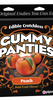 Edible Crotchless Peach Gummy Panties