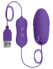 OMG! Bullets #Happy USB Vibrating Purple Bullet