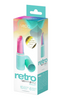 Retro Tease Me Turquoise Rechargeable Bullet