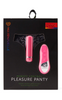 Pink Remote Control Bullet with Adjustable Black Lace Panty