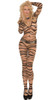 Zebra Print Bodystocking