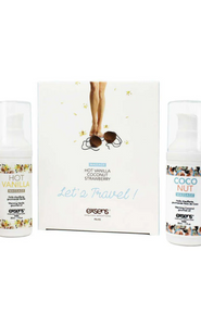 Let's Travel! Warming Intimate Massage Oil Kit