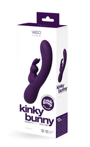 Kinky Bunny Plus Deep Purple Rechargeable Dual Vibe