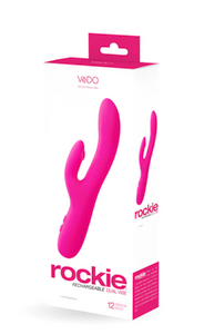 Rockie Foxy Pink Rechargeable Dual Vibe
