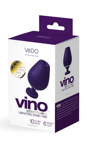 Vino Deep Purple Rechargeable Vibrating Sonic Vibe