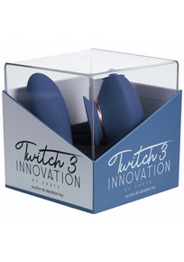 Twitch 3 - Rechargeable Blue/Grey Vibrator & Suction