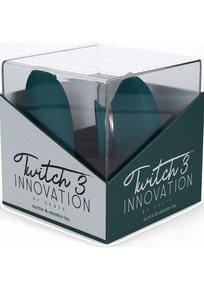 Twitch 3 - Rechargeable Forest Green Vibrator & Suction