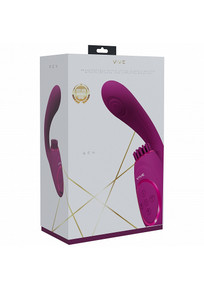 Gen - Triple G-Spot Pink Vibrator with Pulse Wave