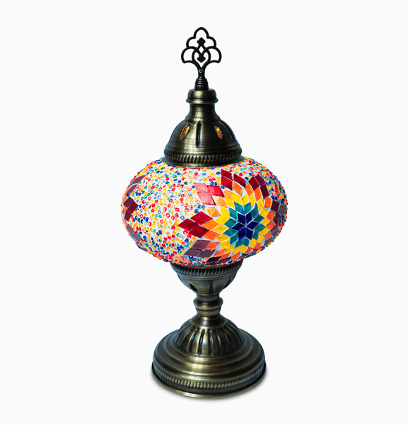 Star Table Lamp, Large Glass