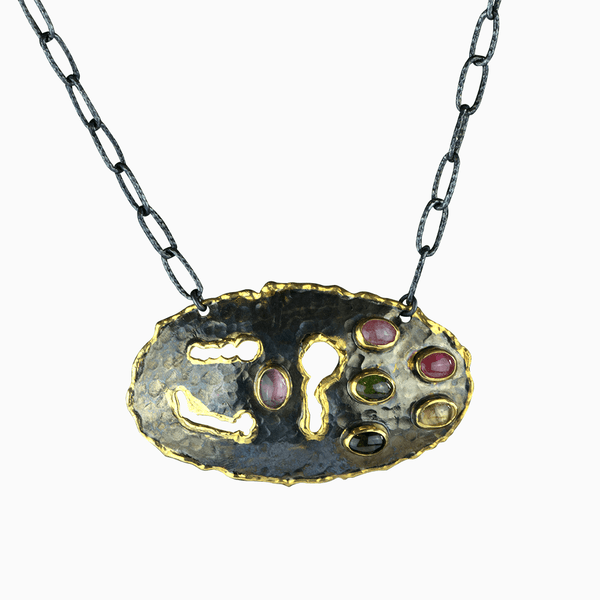 Oval Under the Sea Necklace - Multi