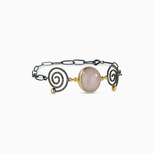 Endless Spiral Bracelet - Mauve