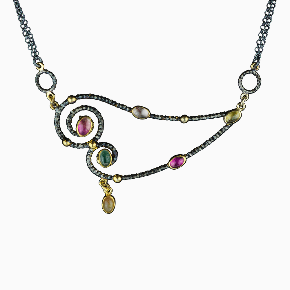 Chain of Love Necklace - Multi 2