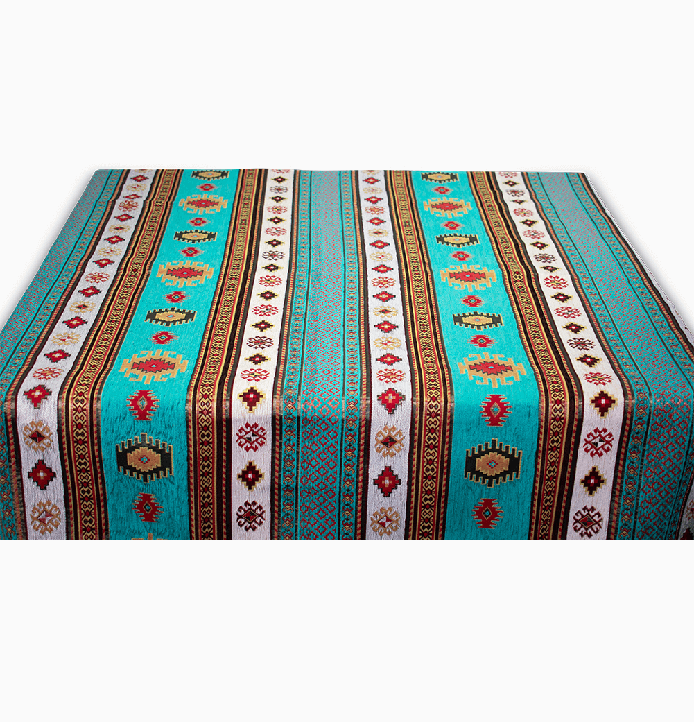 Anatolian Stripes Velvet Tablecloth