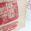 260x140x320mm 80gsm Brown / White Bags (Printed 1 Colour)