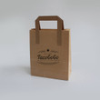 320x140x420mm 80gsm Brown / White Bags (Printed 1 Colour)