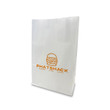 SOS Block Bottom Grab Bags - Digital Print 260 x 130 x 405mm - White Kraft