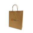 Brown Twist Handle Printed Paper Bags - Digital Print 250x110x300mm Brown Twist Handle Printed Paper Bags - Digital Print 250x110x300mm