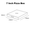 7 Inch Digital Printed Pizza Boxes (Overprinted) 7 Inch Digital Printed Pizza Boxes (Overprinted)