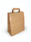 Medium Kraft Handled Paper Carrier Bag - 250pk Medium Kraft Handled Paper Carrier Bag - 250pk