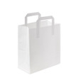 Medium White Handled Paper Carrier Bag - 250pk Medium White Handled Paper Carrier Bag - 250pk