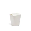500ml (16oz) White Round Food Pail - 500pk