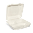 9" 3 Compartment Bagasse Meal Box - 200pk 9" 3 Compartment Bagasse Meal Box - 200pk