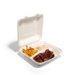 9" 3 Compartment Bagasse Meal Box - 200pk 9" 3 Compartment Bagasse Meal Box - 200pk