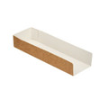 Open Ended Food Tray Brown