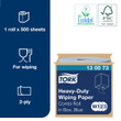 Tork Heavy Duty Wiping Paper Blue 170M Tork Heavy Duty Wiping Paper Blue 170M