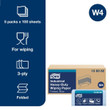 Tork Heavy Duty Wiping Paper Blue 100 Sheet (Case 5) Tork Heavy Duty Wiping Paper Blue 100 Sheet (Case 5)