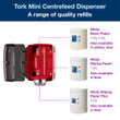 Tork Centrefeed Dispenser Red & Smoke