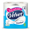 Velvet Comfort Toilet Roll White (Case 24) Velvet Comfort Toilet Roll White (Case 24)