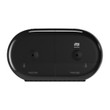 Tork SmartOne Mini Twin Toilet Roll Dispenser Black Tork SmartOne Mini Twin Toilet Roll Dispenser Black