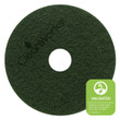 CleanWorks ProEco Scrubbing Floor Pad Green 19" (Case 5)