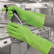 Pura Mediumweight PVC Glove EN374 Green Large Pura Mediumweight PVC Glove EN374 Green Large