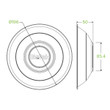 800ml / 24oz Natural Plant Fibre BioBowl
