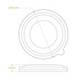 Small PP lid for 500/750/1000ml BioBowl