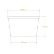 BioBoard FSC Mix Certified PLA Lined Ice Cream BioCup - 4oz
