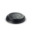 6/8oz Black Bioplastic Coffee Cup Lids 6/8oz Black Bioplastic Coffee Cup Lids