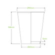 390ml / 12oz (90mm) Aqueous Single Wall BioCup