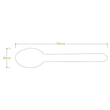16cm Unbranded Wood Spoons – Bulk Pack