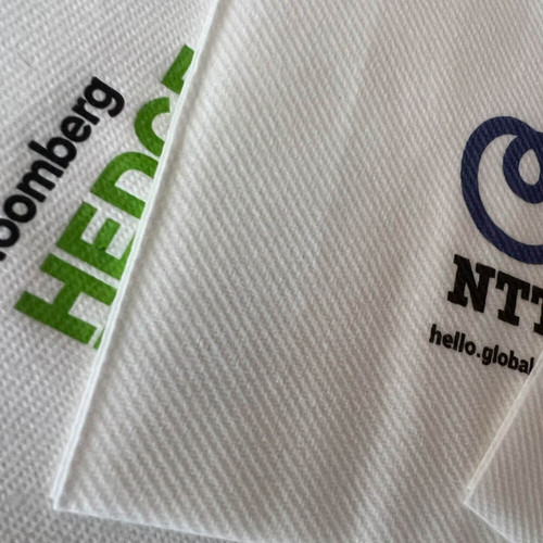 Express Luxury Digital Printed Pocket Napkins 8 Fold 40cm - Airlaid