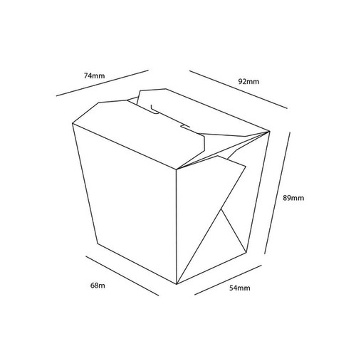 Medium Printed Noodle Boxes No16