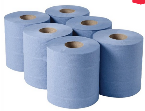 Centrefeed Blue Rolls 2-Ply 150m (Pack of 12)