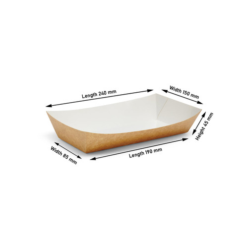 Kraft Standard Meal Tray - 500pk Kraft Standard Meal Tray - 500pk