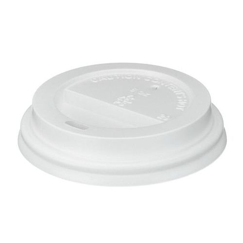 Sip-Thru Lid For 8-9OZ Hot Cup White (Case 1000) Sip-Thru Lid For 8-9OZ Hot Cup White (Case 1000)