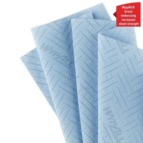 WypAll Reach Food&Hygiene Wipe Blue 430 Sheet (Case 6) WypAll Reach Food&Hygiene Wipe Blue 430 Sheet (Case 6)